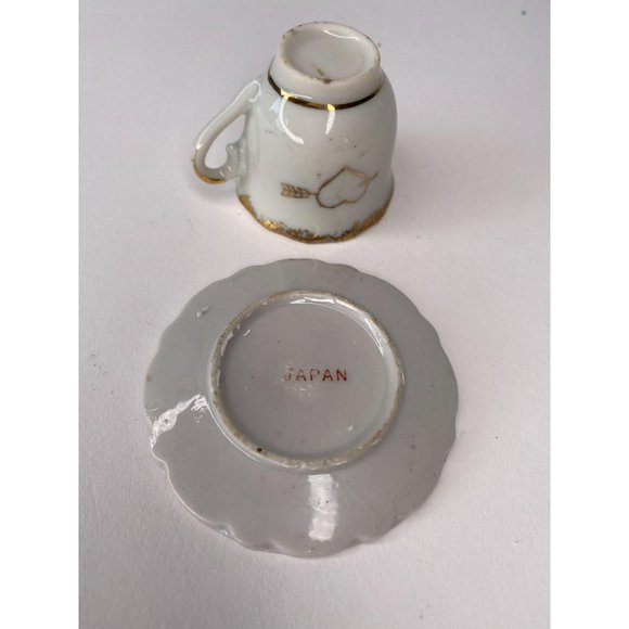 Miniature Just Married Made in Japan Cup and Sauce - Picture 16 of 16